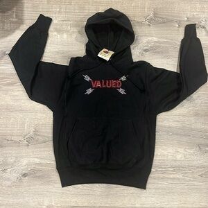 Champion black rhinestone hoodie